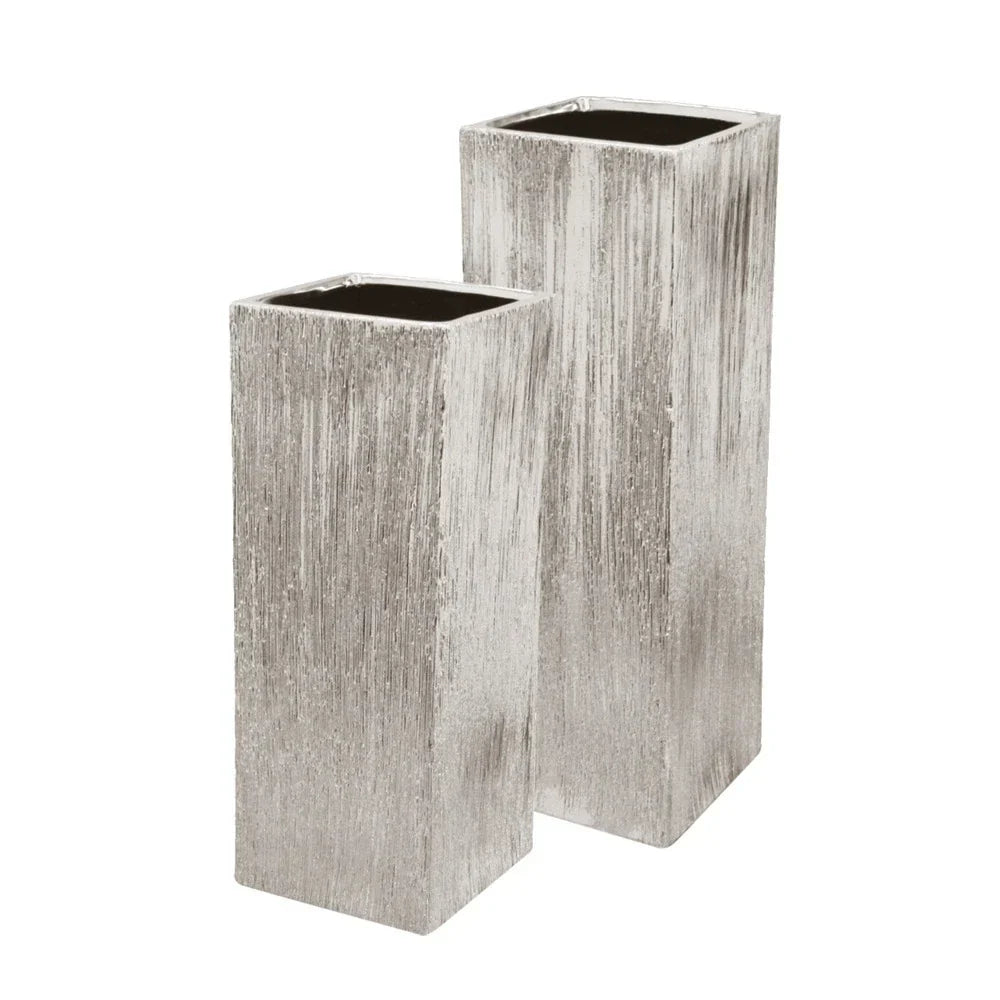 Etched Metallic Silver Collection