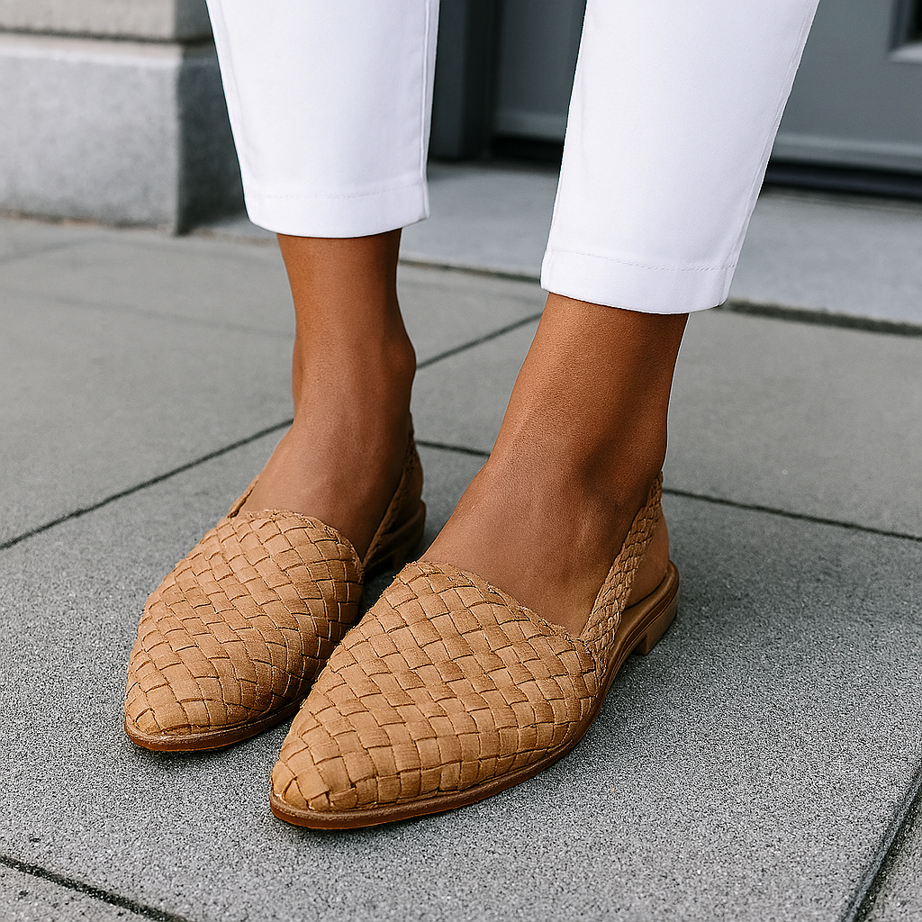 Chloe Woven Slip-On Flats for Women