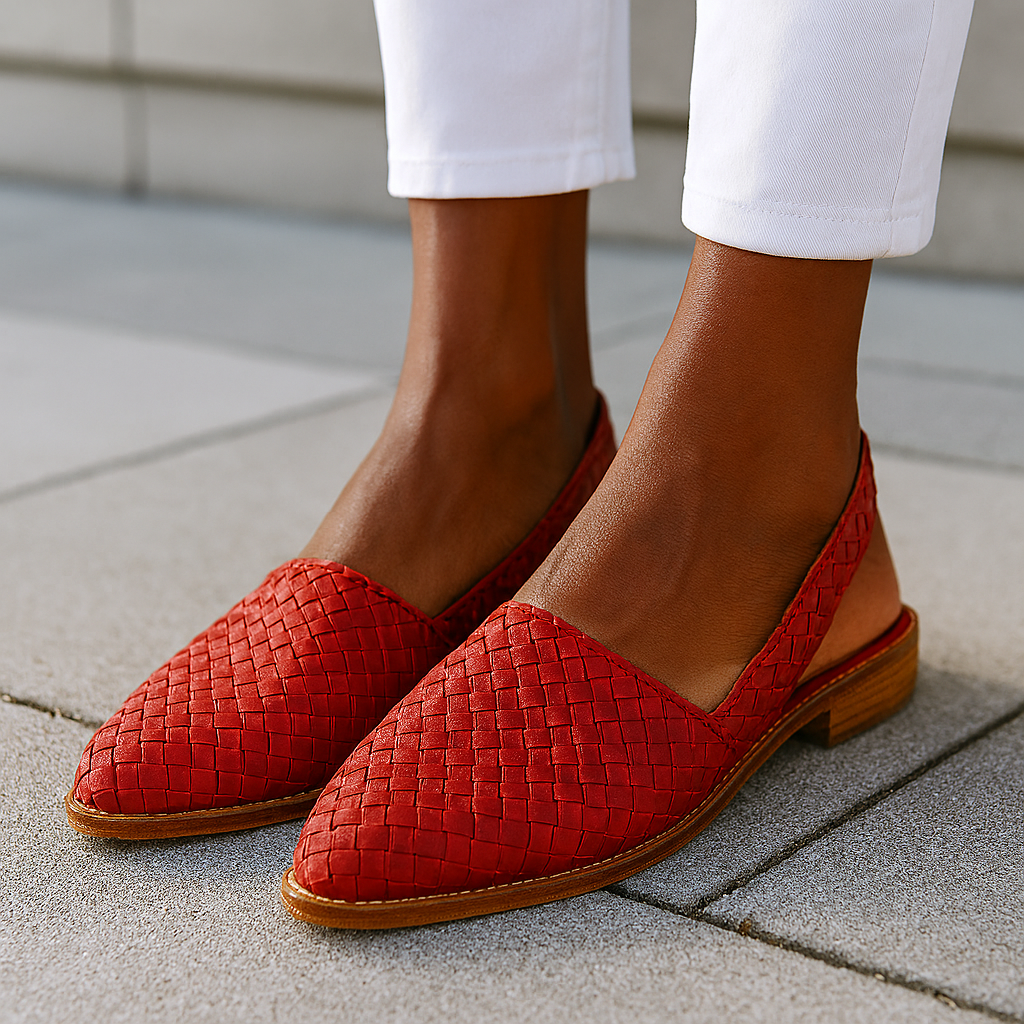 Chloe Woven Slip-On Flats for Women
