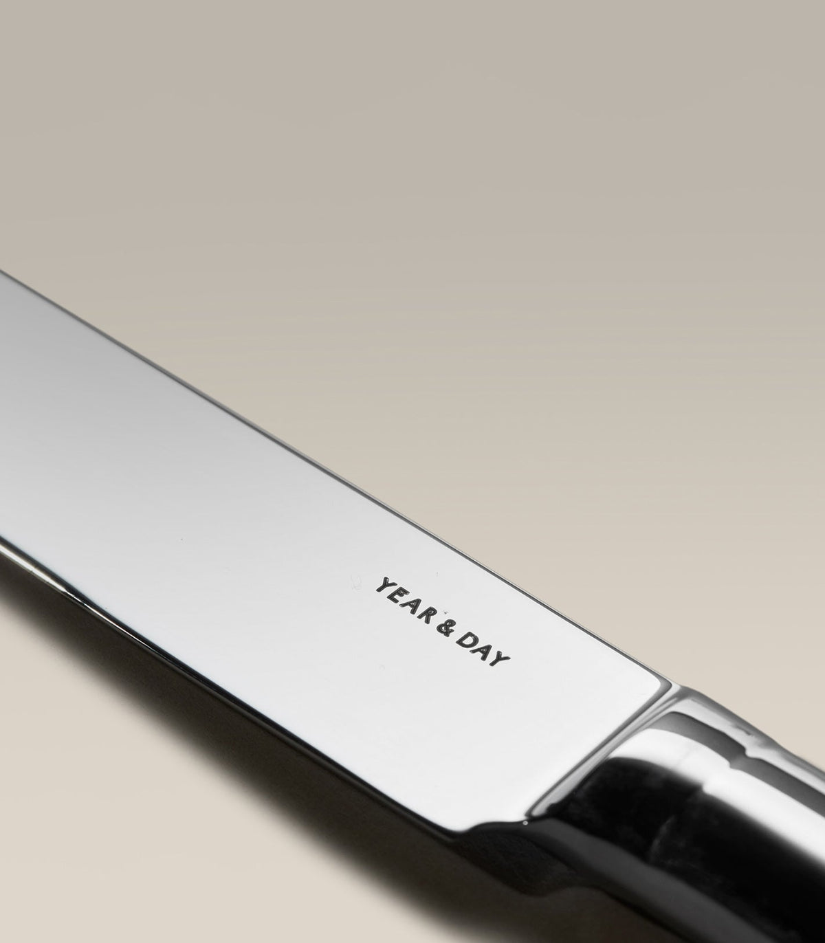 Classic Stainless Steel Knife Set, detail close up