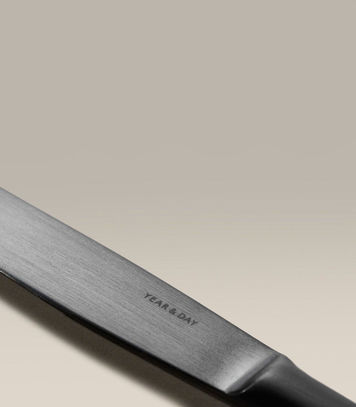 Classic Stainless Steel Knife Set, top down view
