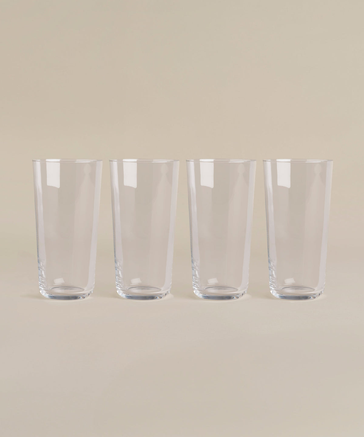 Cove Tall Glass Set, full set laid out