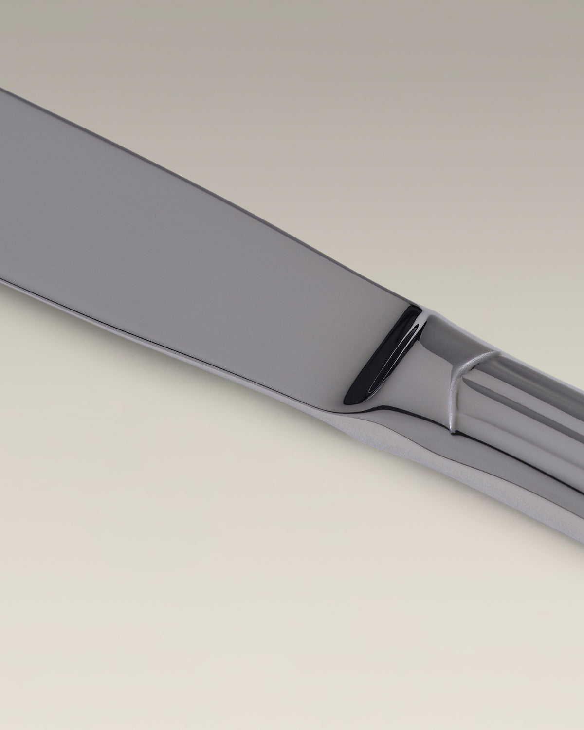 Crescent Four-Person Settings Flatware Set, styled on a table