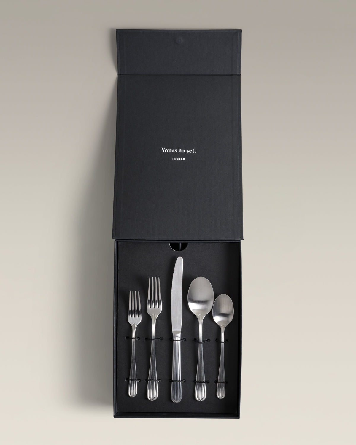 Crescent Four-Person Settings Flatware Set, second two pieces side by side