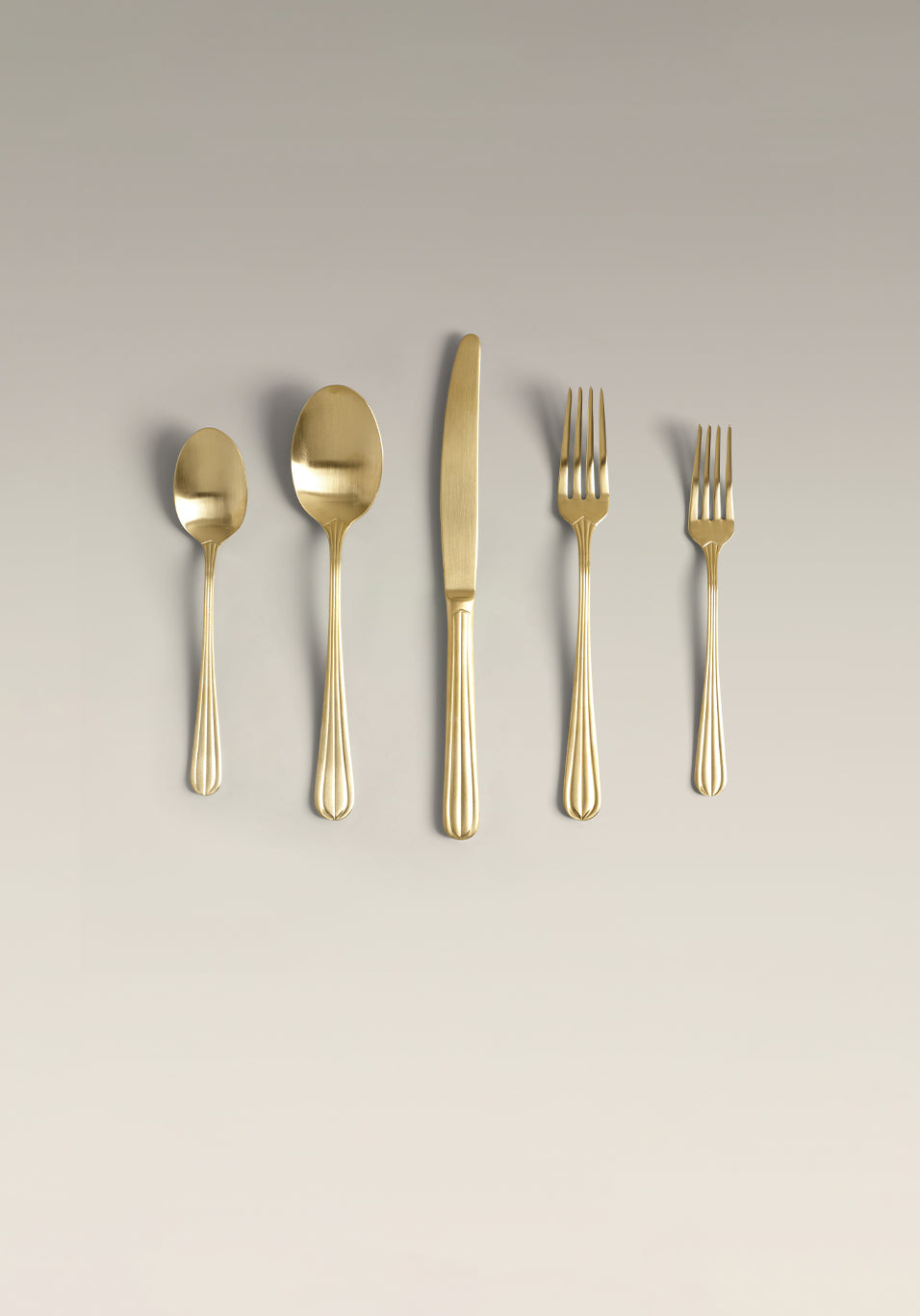Crescent Four-Person Settings Flatware Set, stacked view
