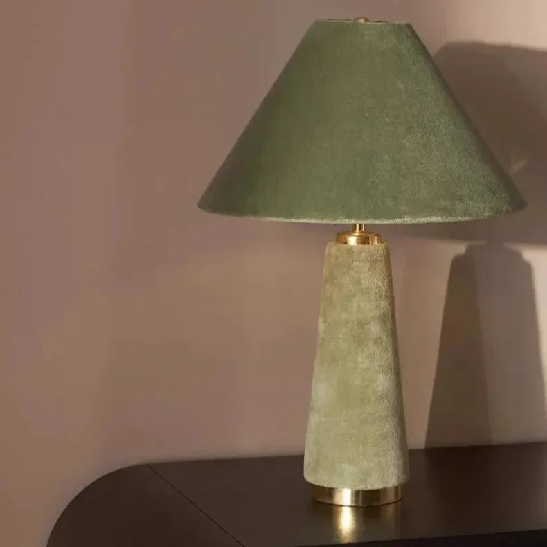 Marlann Velvet Table Lamp