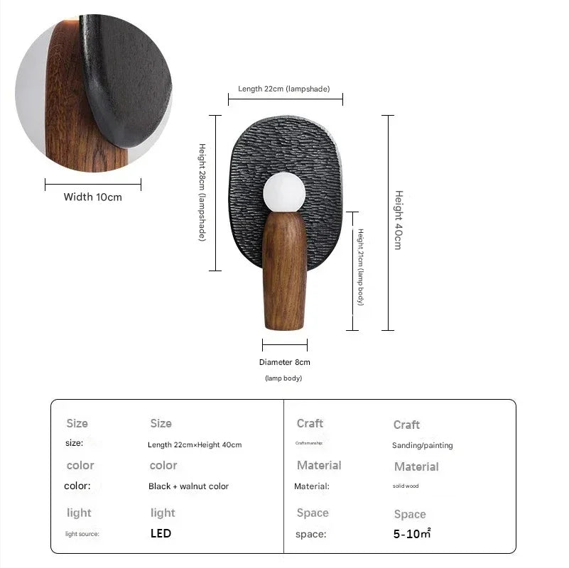 Lizbeth Wooden Table Lamp