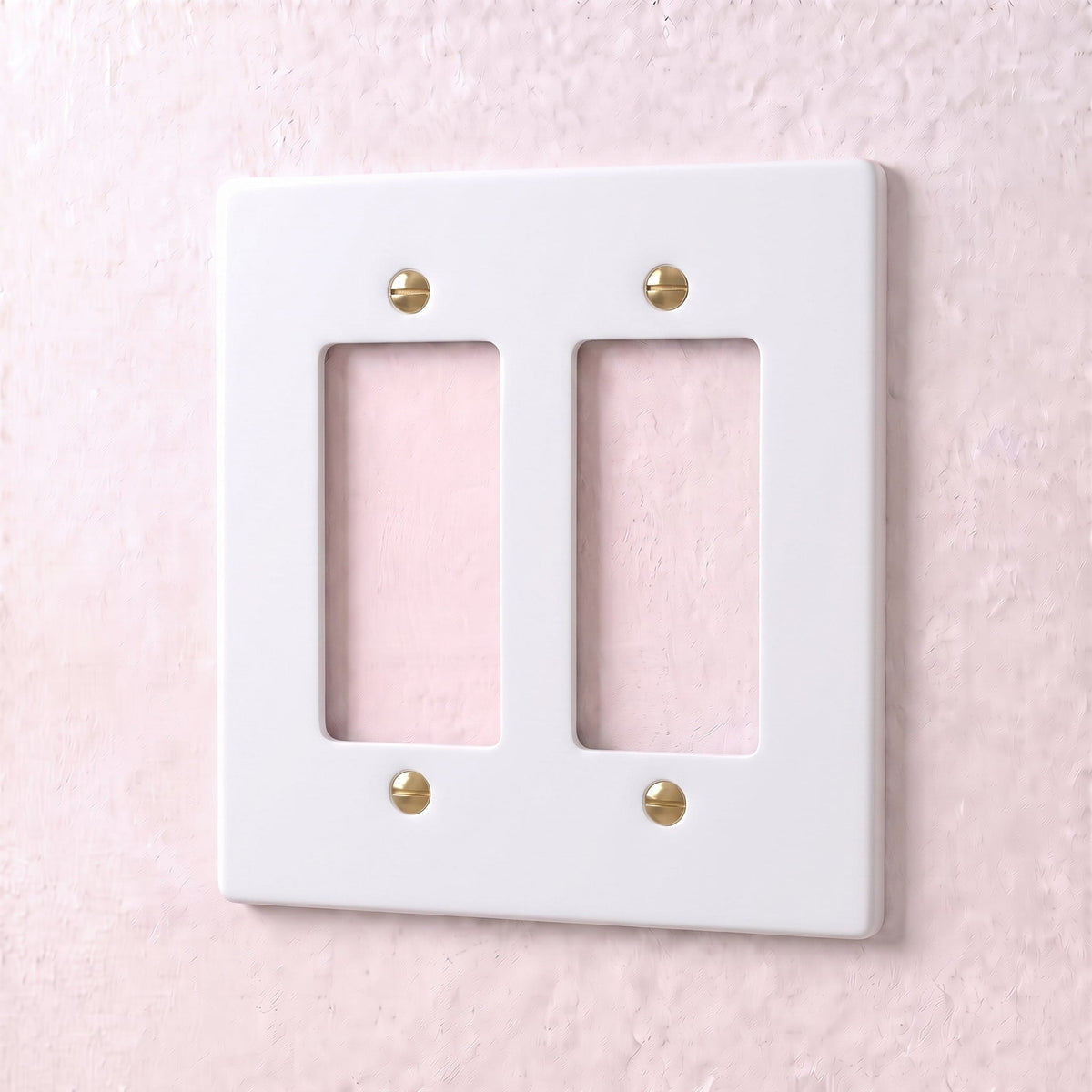 Brass Wall Plate (1-5 Gang)