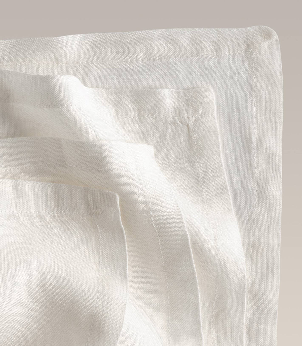 Everyday Linen Napkin Set, underside and backing detail
