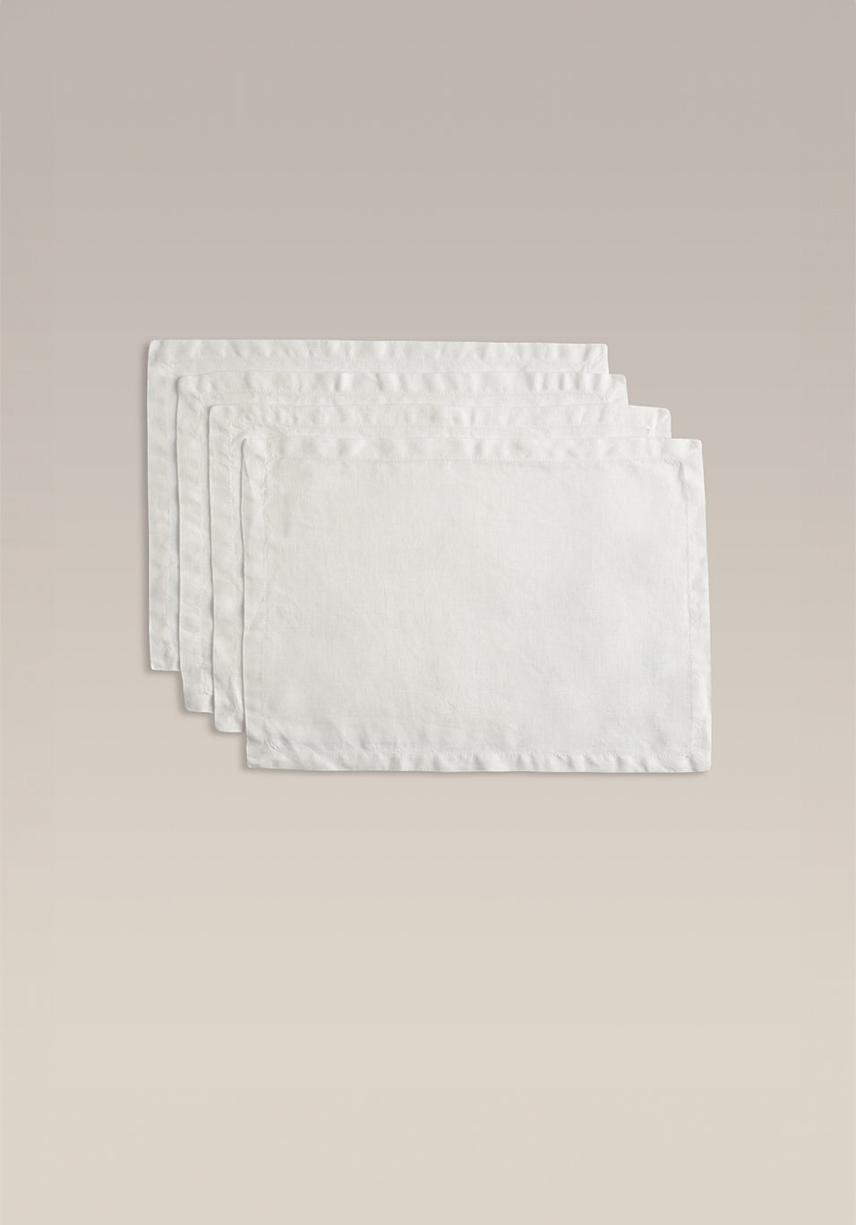 Everyday Linen Placemat Set, draped and styled view