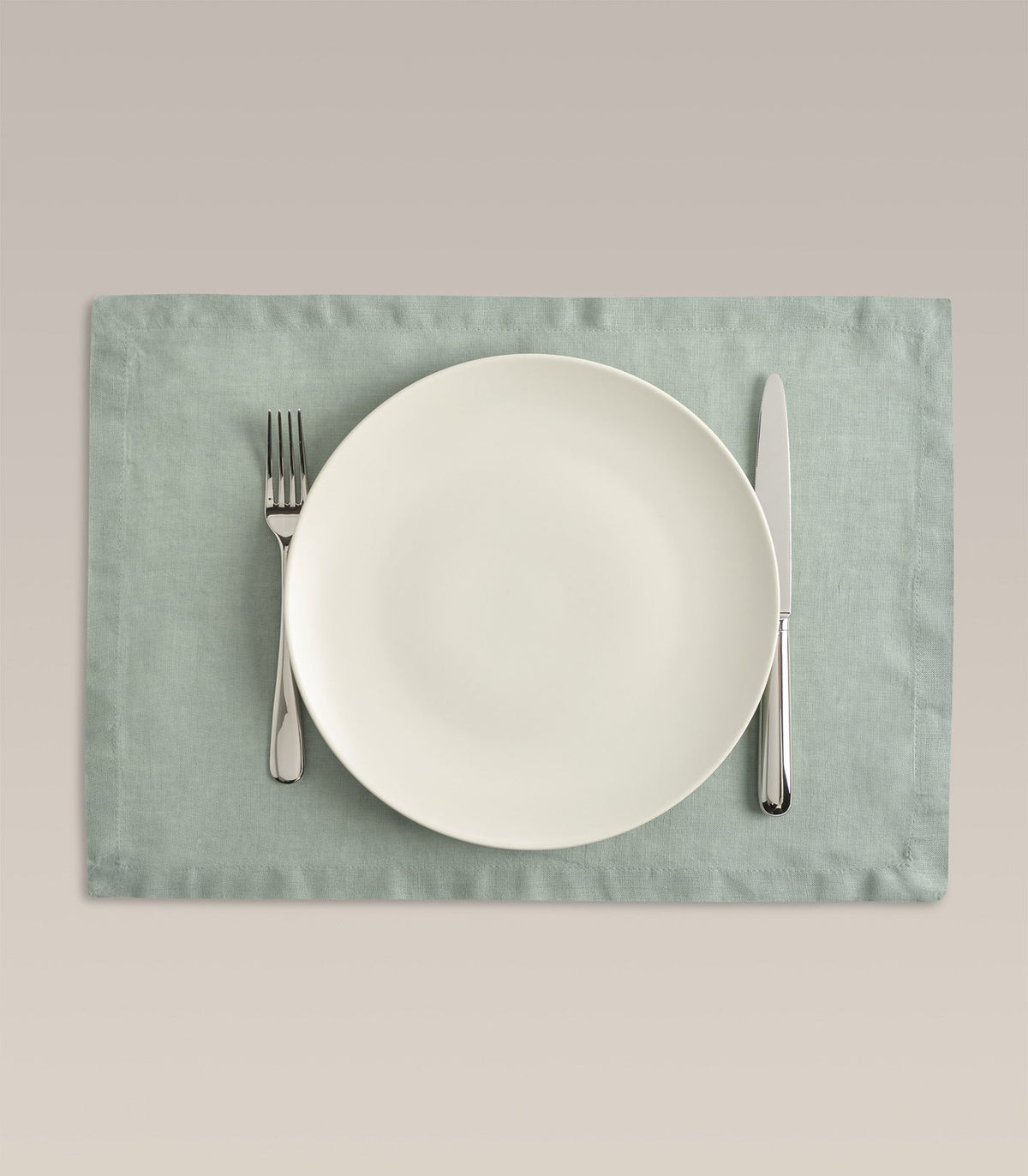 Everyday Linen Placemat Set, folded detail