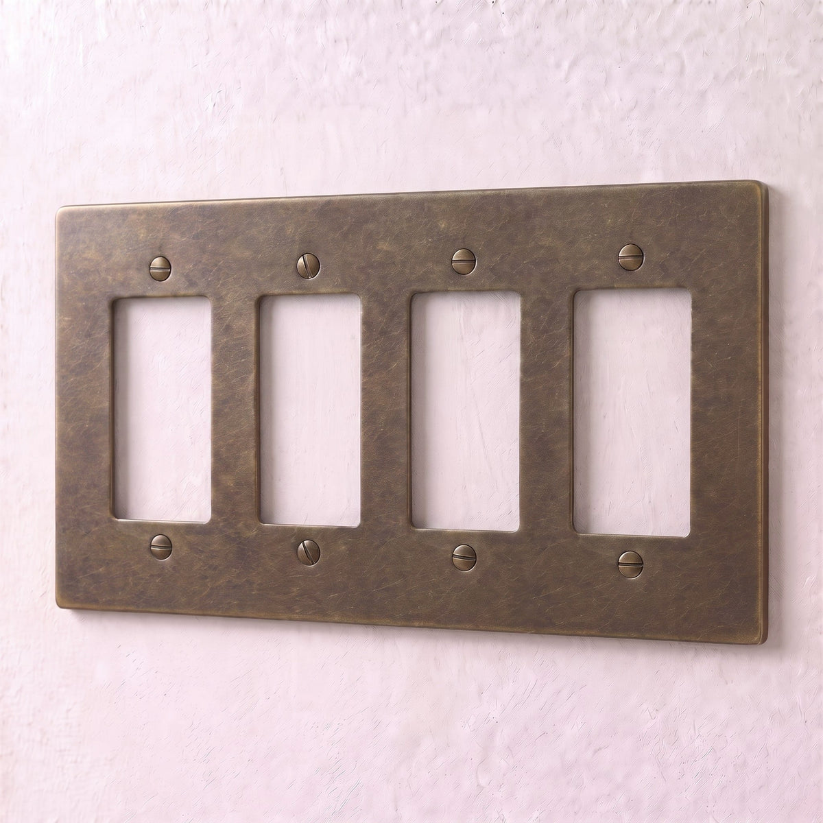 Brass Wall Plate (1-5 Gang)