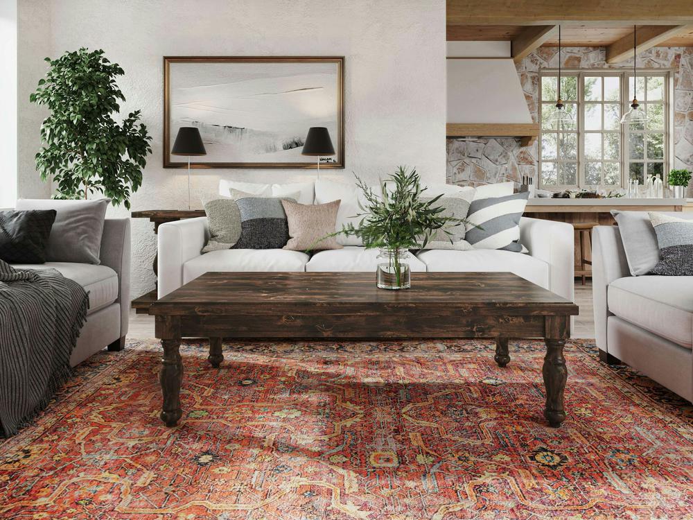 Abigail Coffee Table - Tobacco on Alder