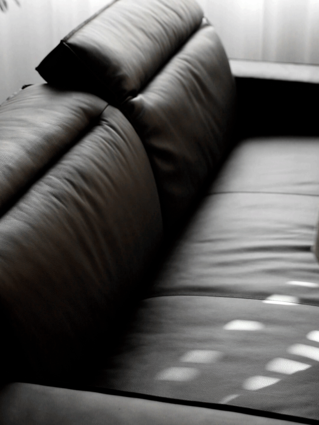 Japandi Genuine Leather 1 Seater Sofa RIVER