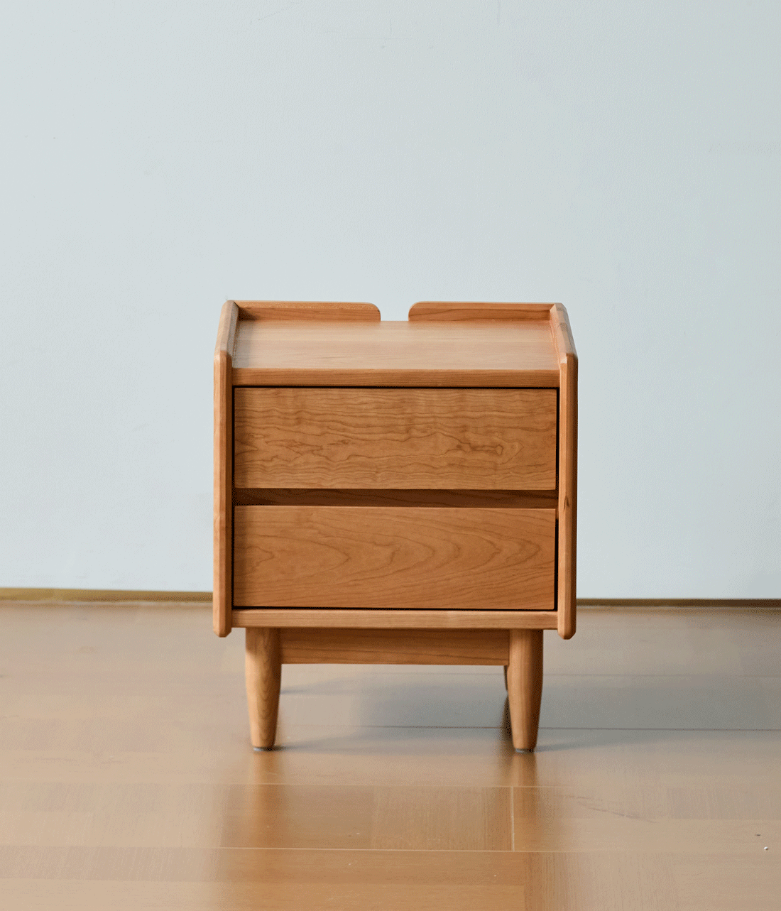 Scandinavian Cherry Wood Side Table VISTA