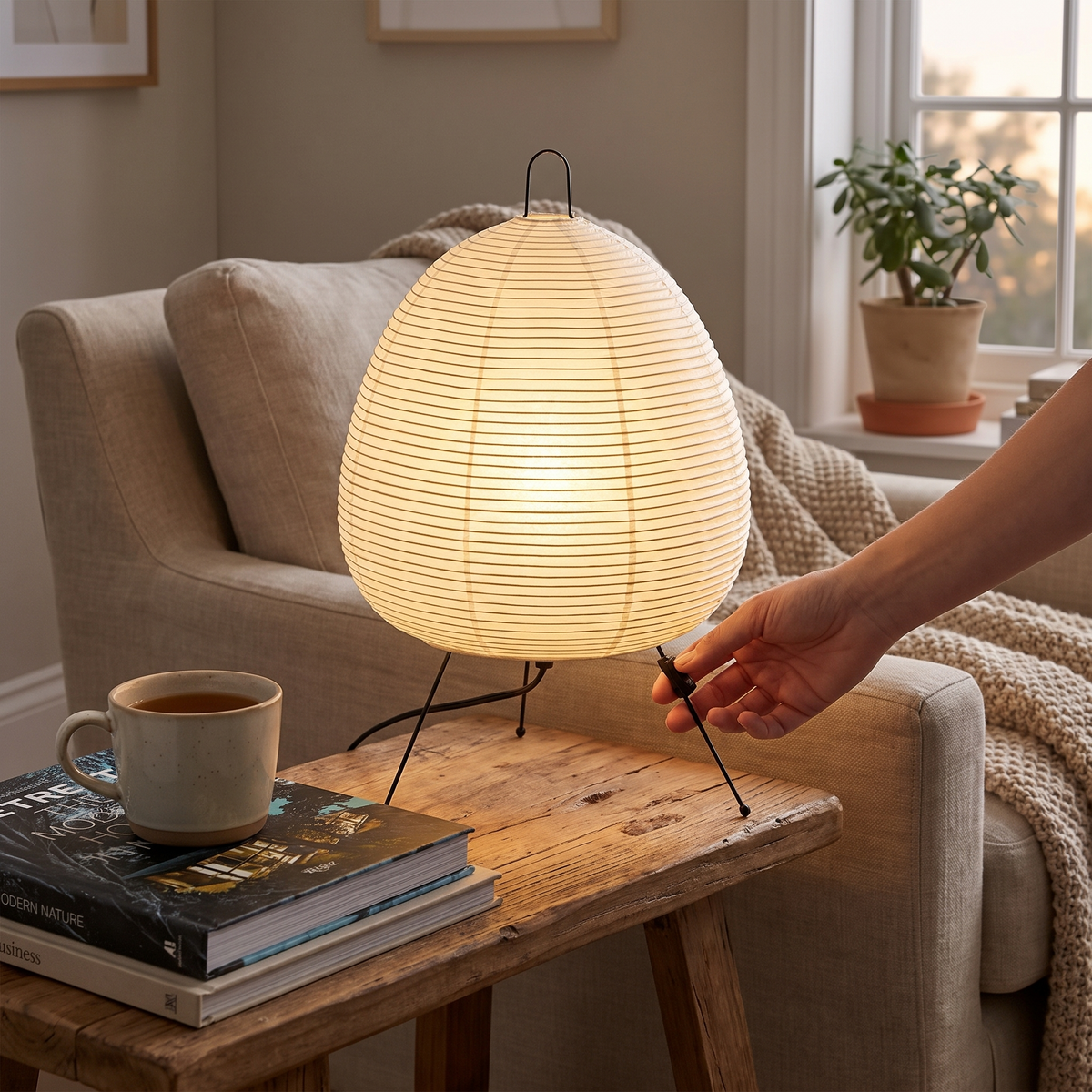 Hikari Rice Paper Lamp