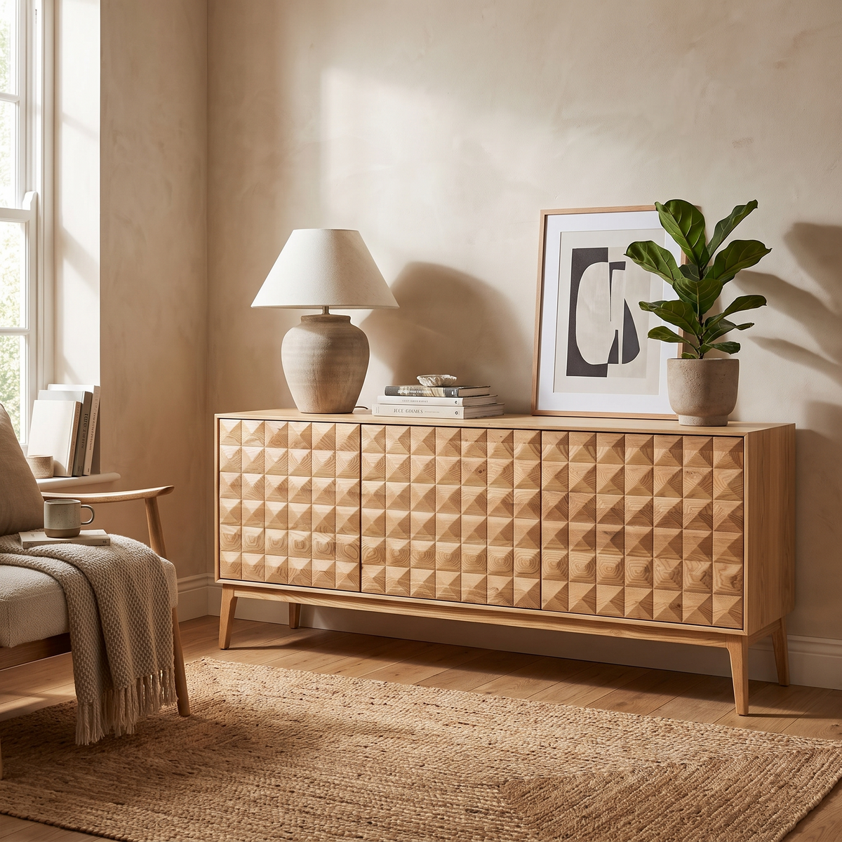 Abbie 71" Sideboard | Oak