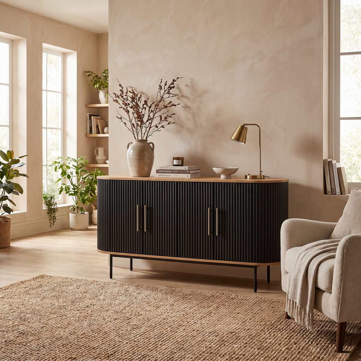 Noir 65" Sideboard | Black