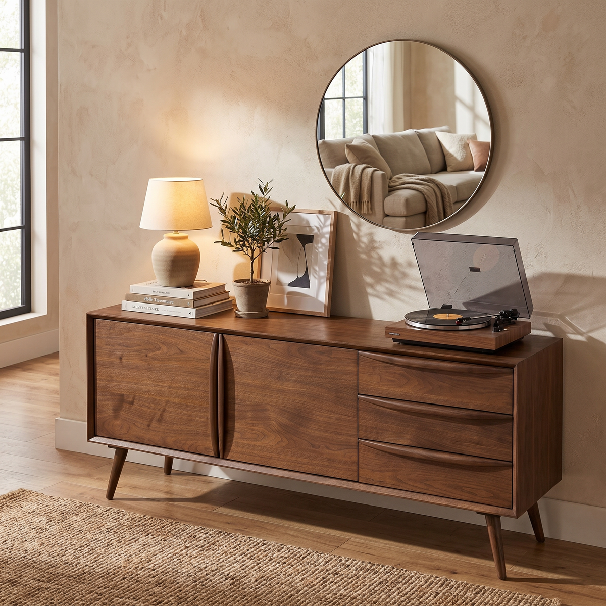 Cura 71" Sideboard | Walnut