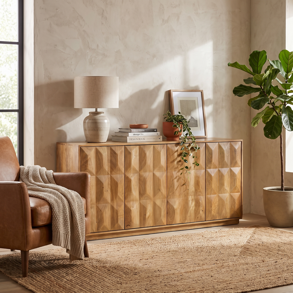 Laso Sideboard (72") | Natural