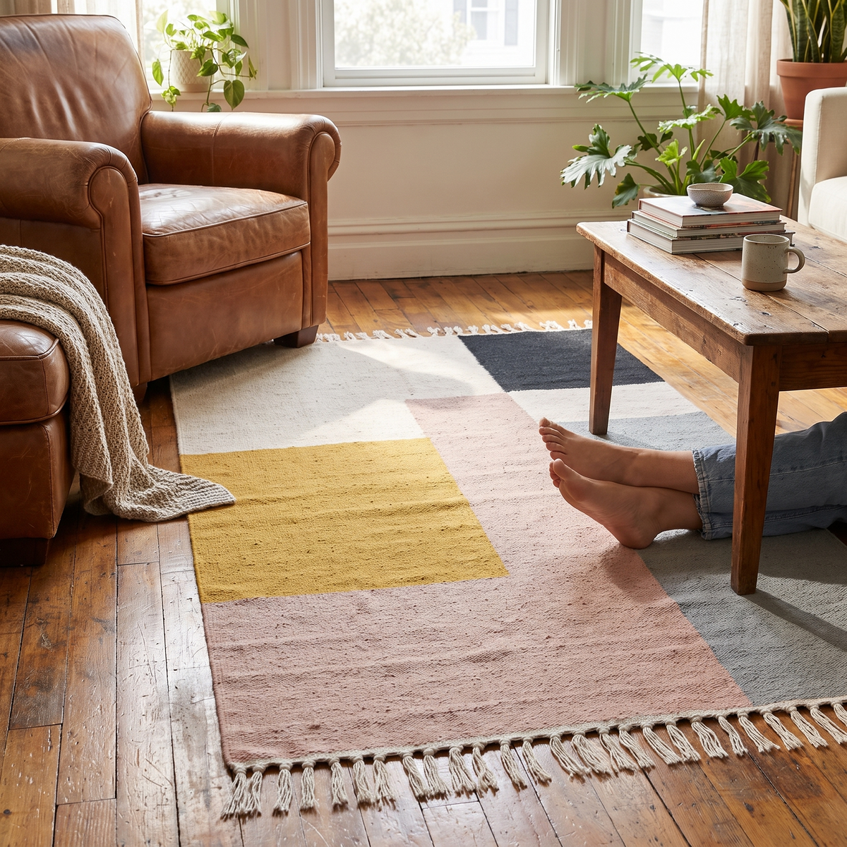 Kelim Rug - Medium - Squares