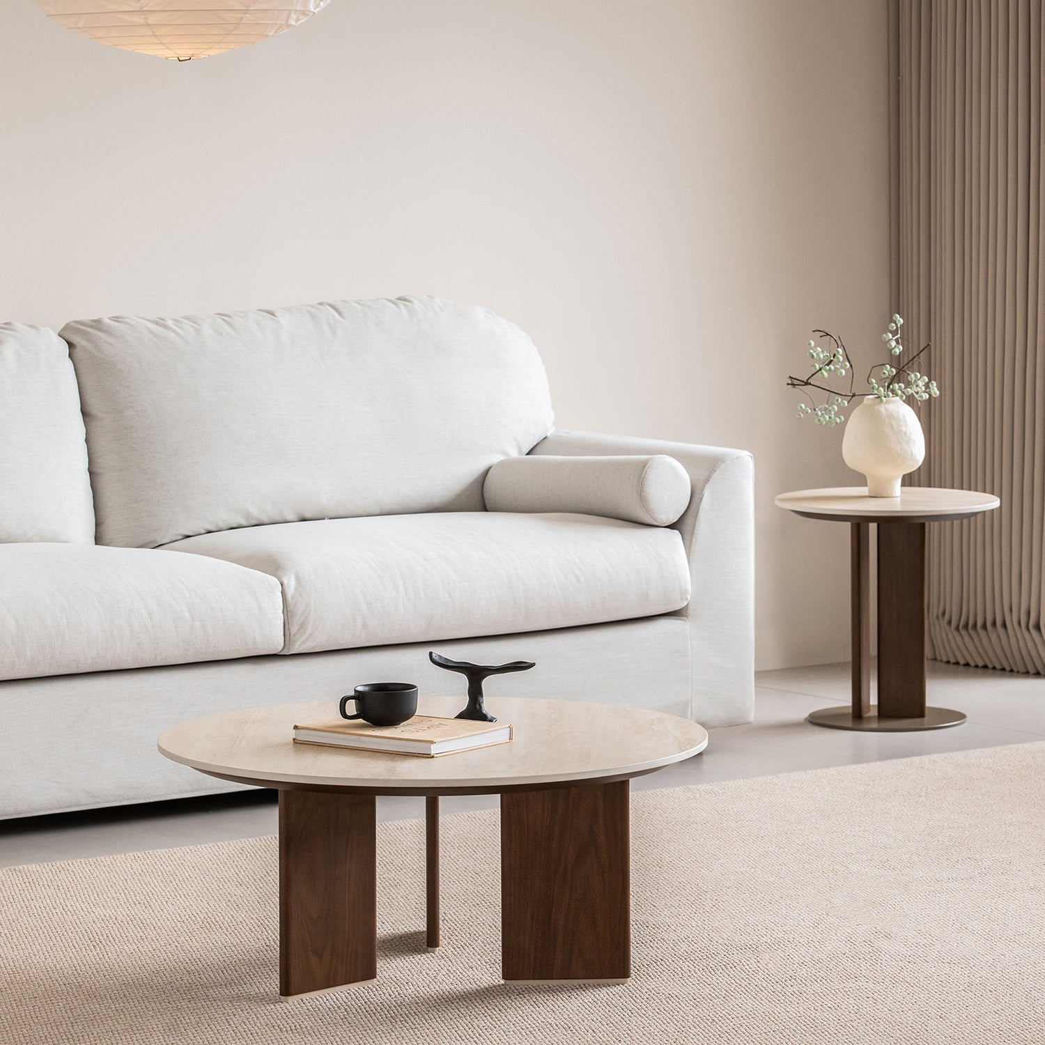Japandi Sintered Stone Coffee Table Set VALE