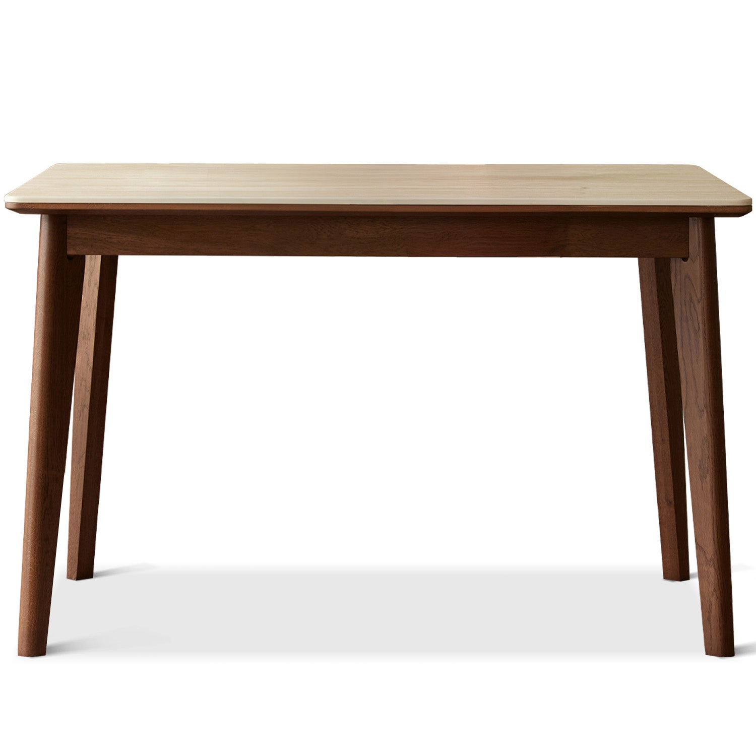 Japandi Sintered Stone Oak Wood Dining Table LENNOR