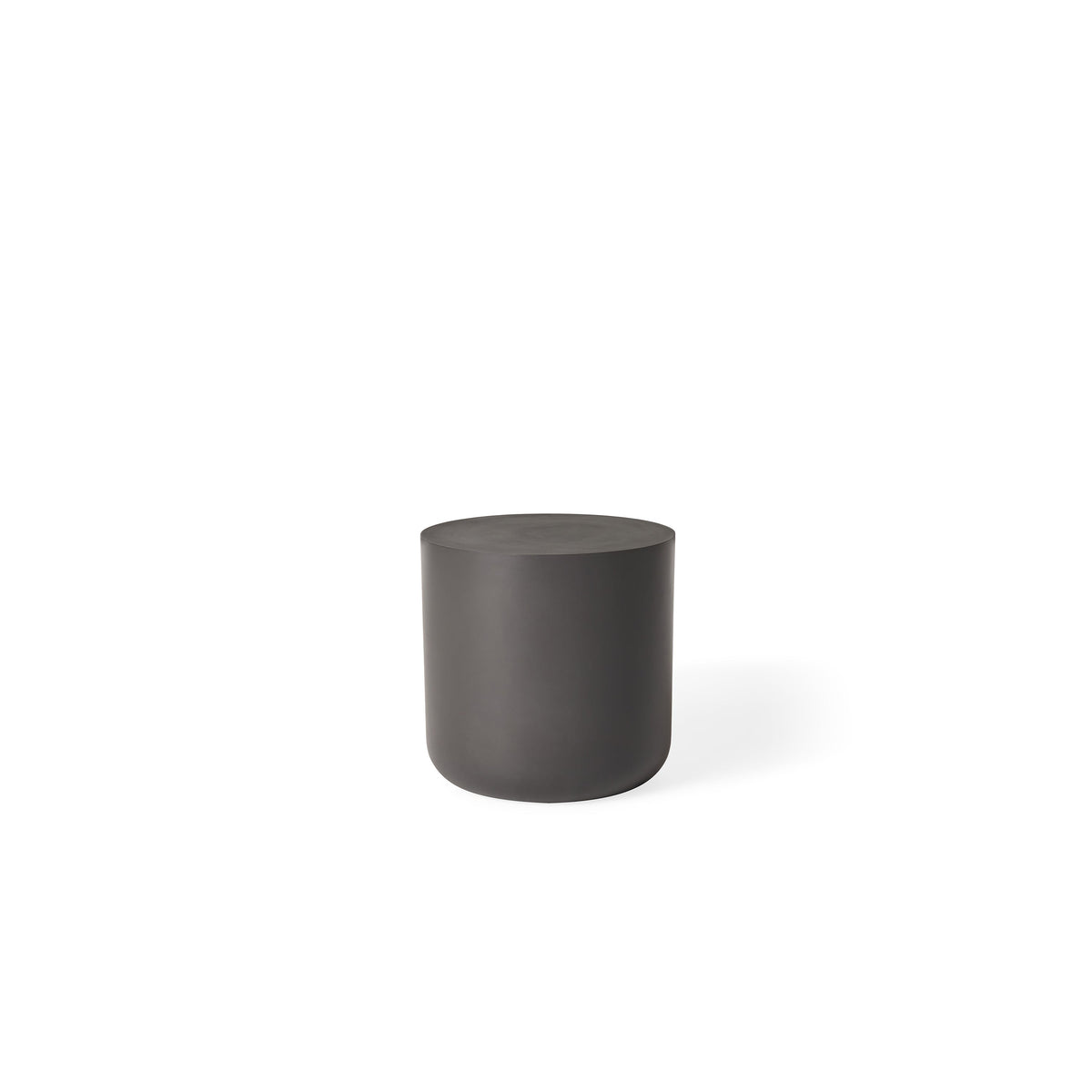 Kosmos Charcoal Side Table, front view