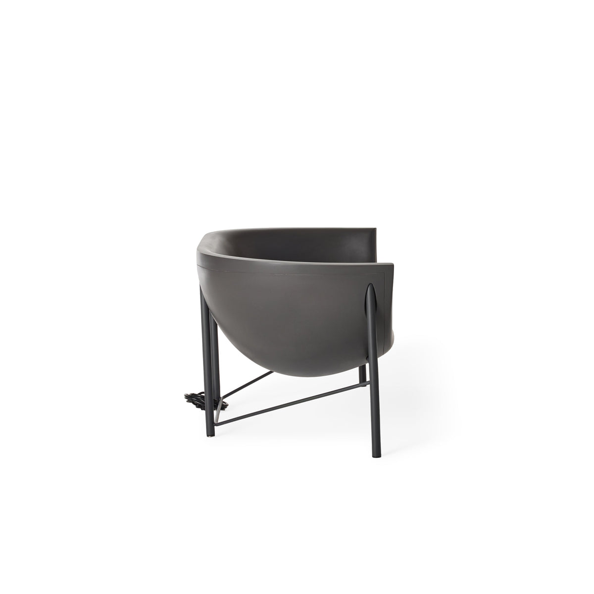 Kosmos Heated Charcoal Sofa, frame and base detail