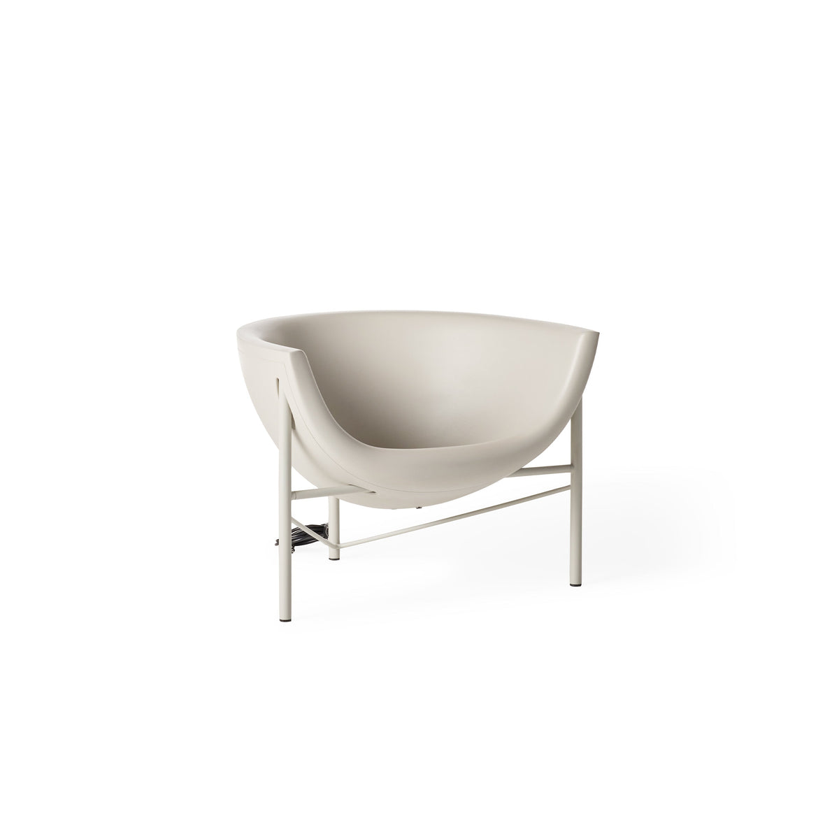 Kosmos Heated Dune Lounge Chair, side profile