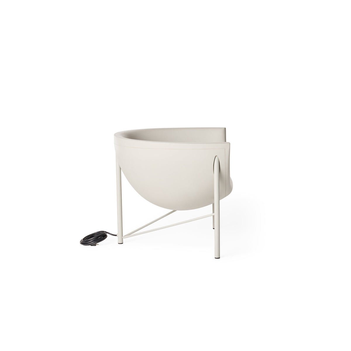 Kosmos Heated Dune Lounge Chair, frame and base detail