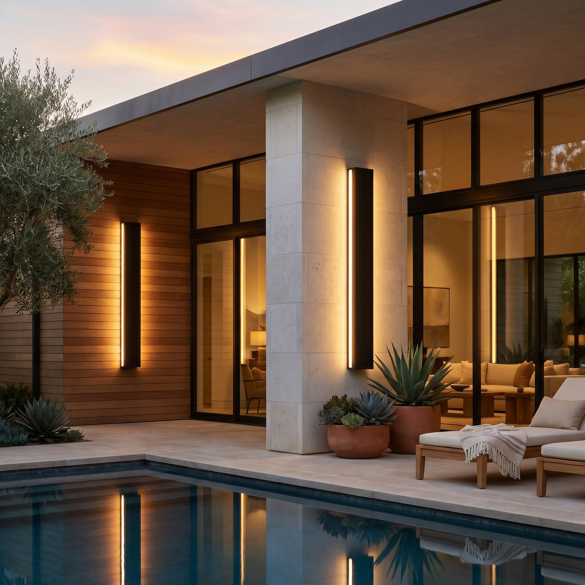 Modern Outdoor Wall Light