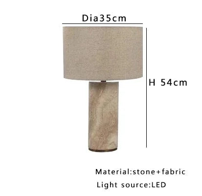 Jeane Cave Stone Table Lamp