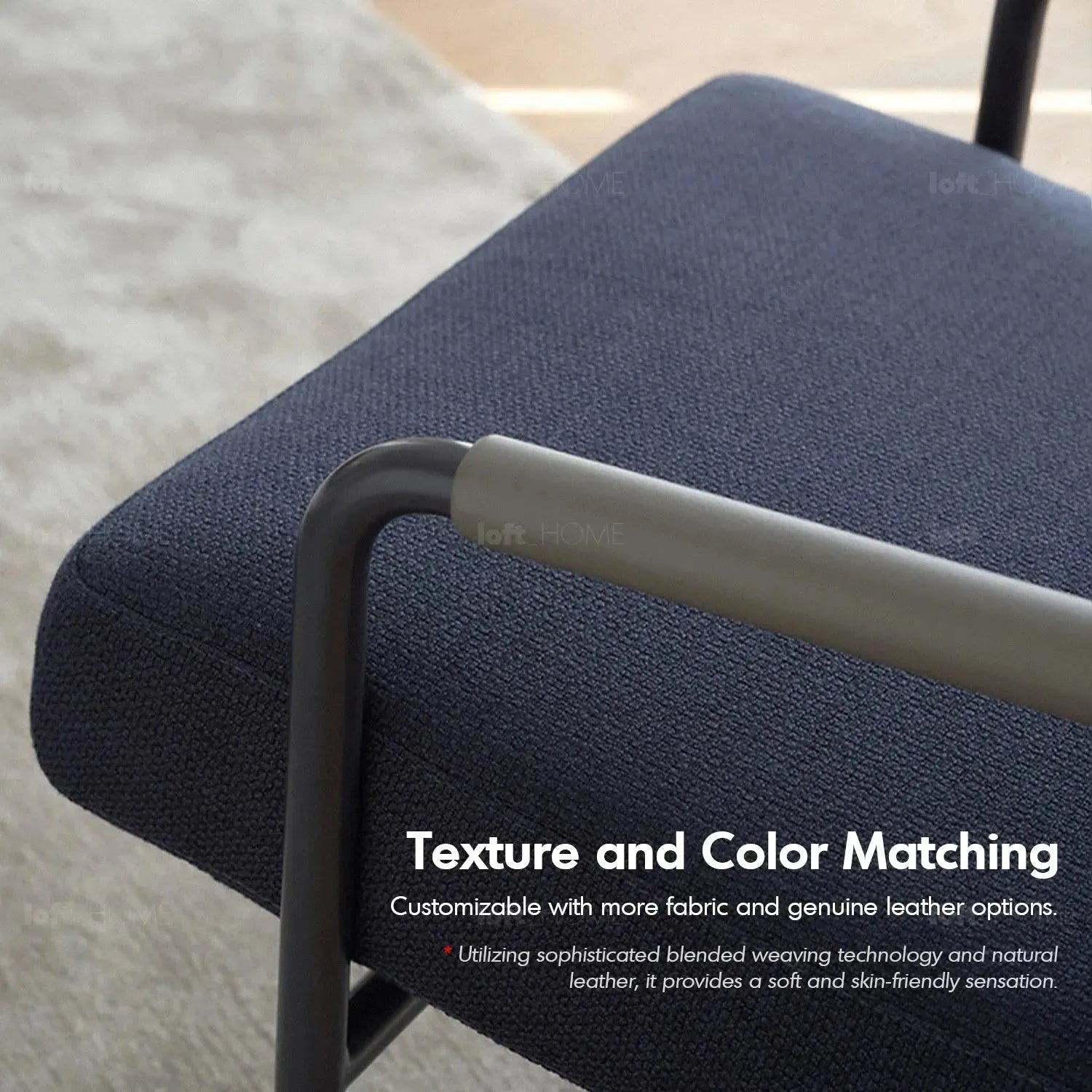 Bauhaus Fabric 1 Seater Sofa VEMB