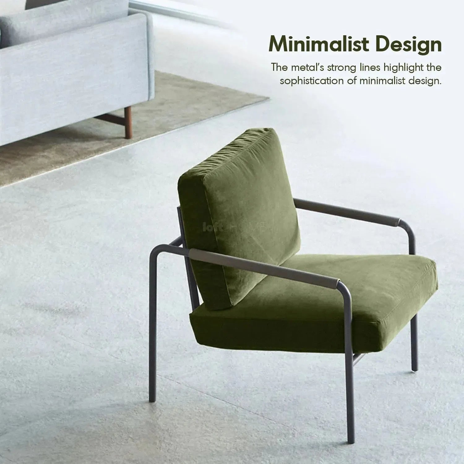 Bauhaus Fabric 1 Seater Sofa VEMB
