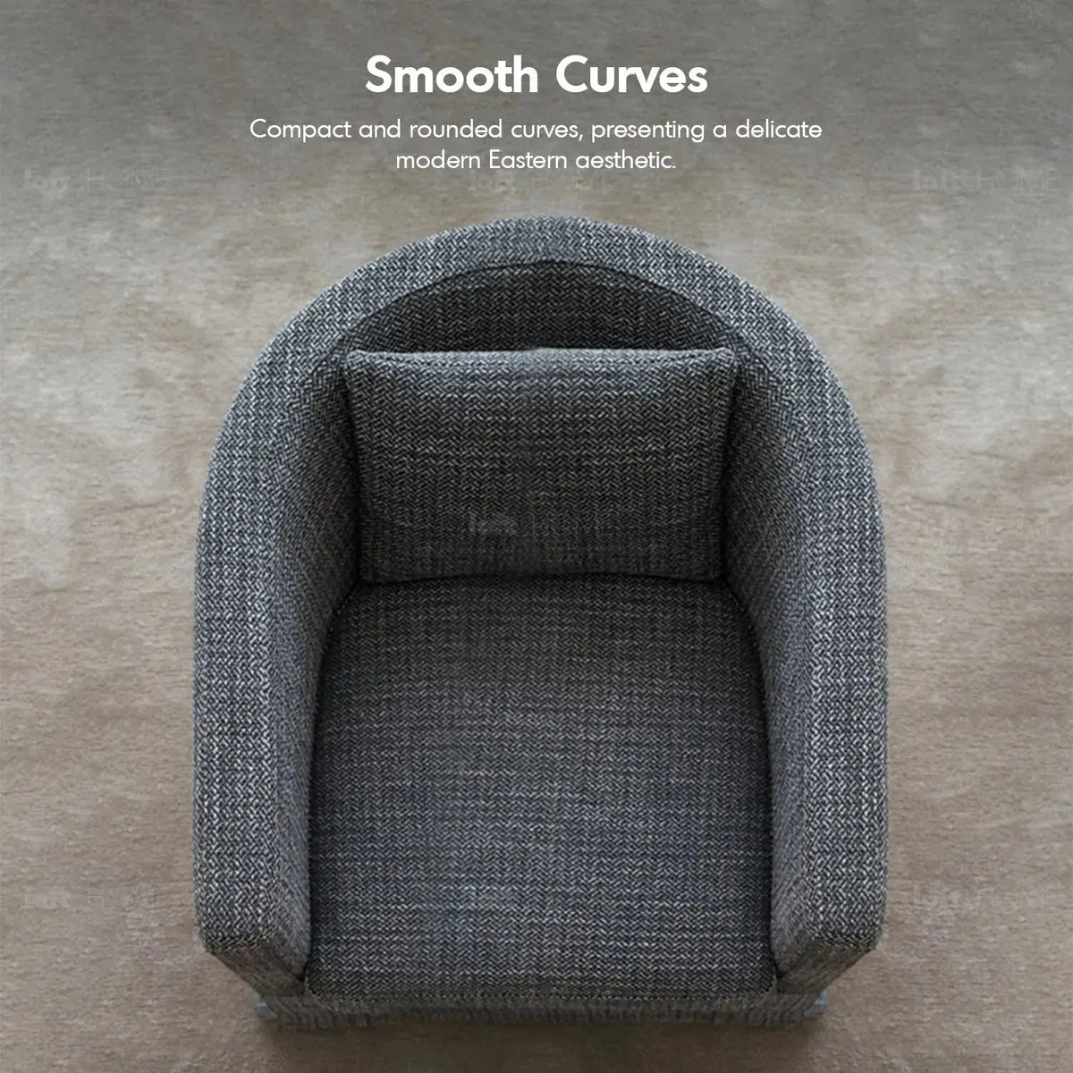 Minimalist Fabric 1 Seater Sofa YAN