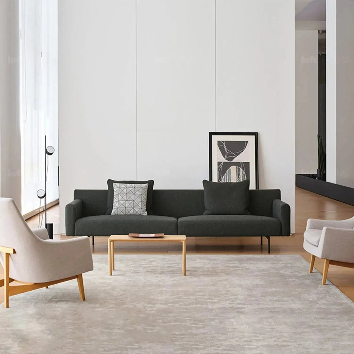 Minimalist Fabric 2 Seater Sofa ANN