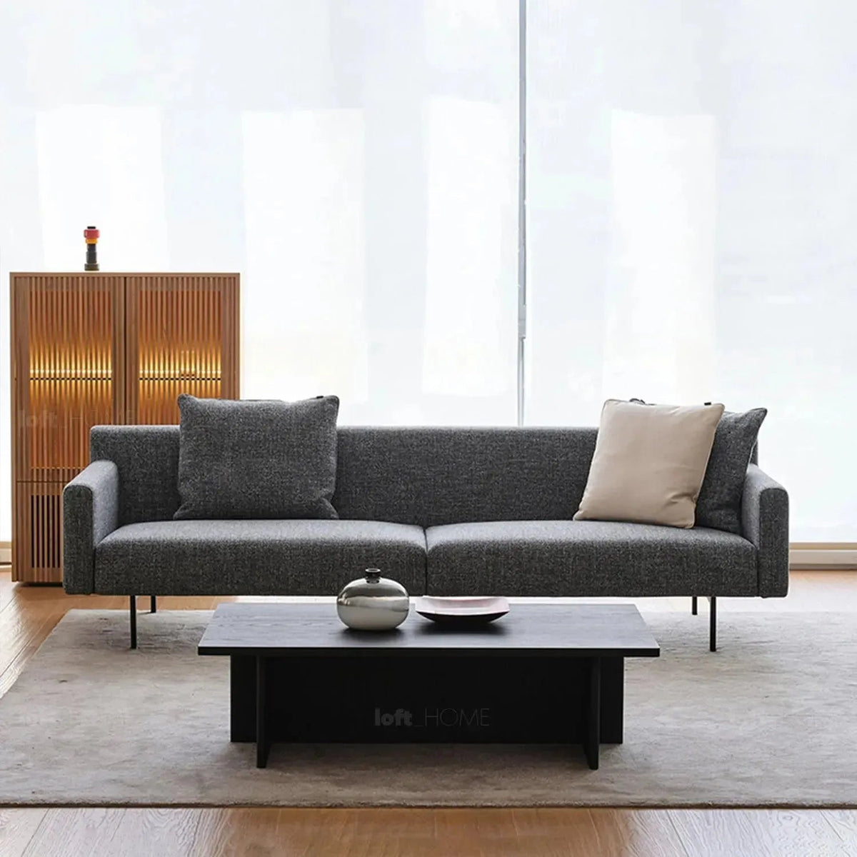 Minimalist Fabric 2 Seater Sofa ANN