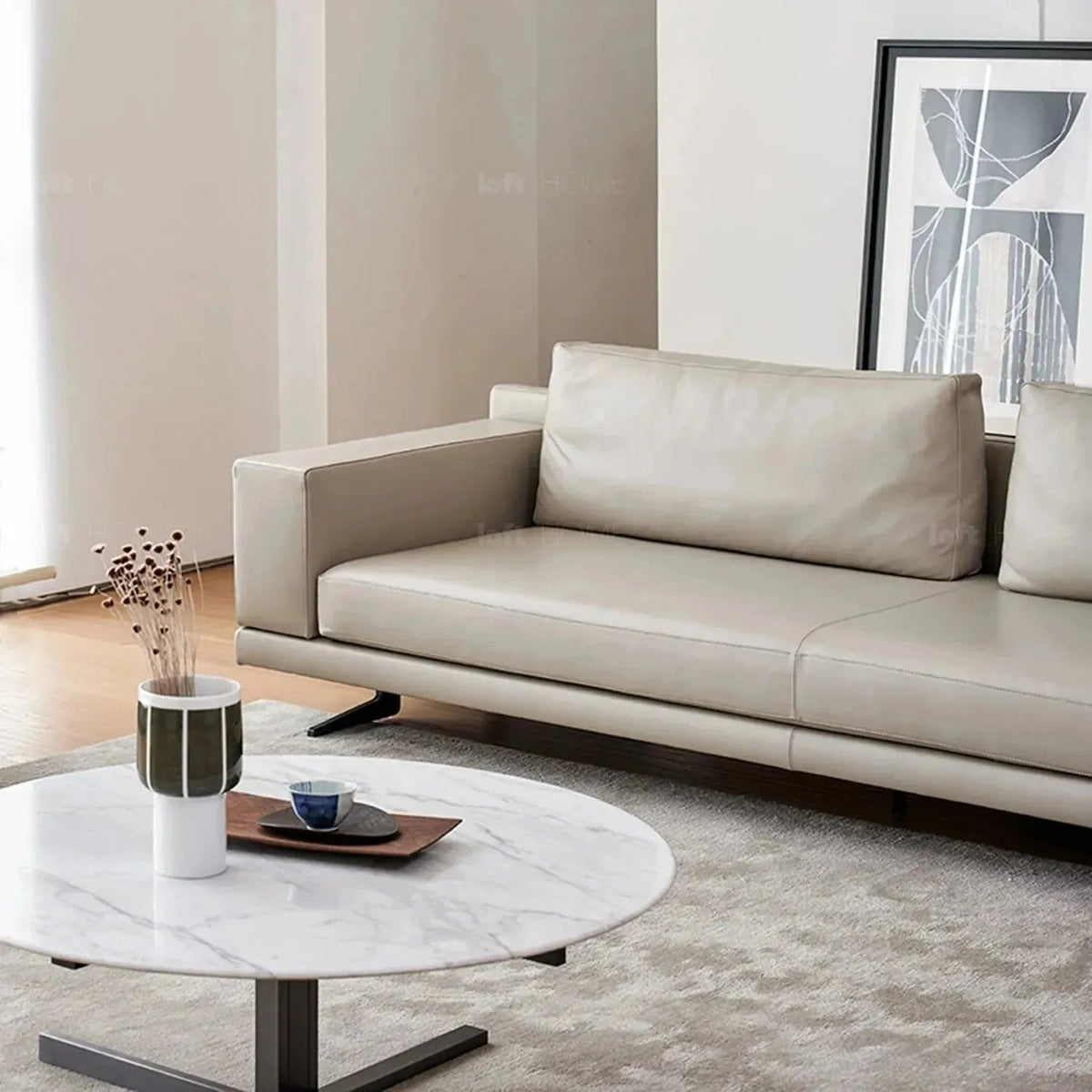 Minimalist Fabric 2 Seater Sofa BOLOGNA