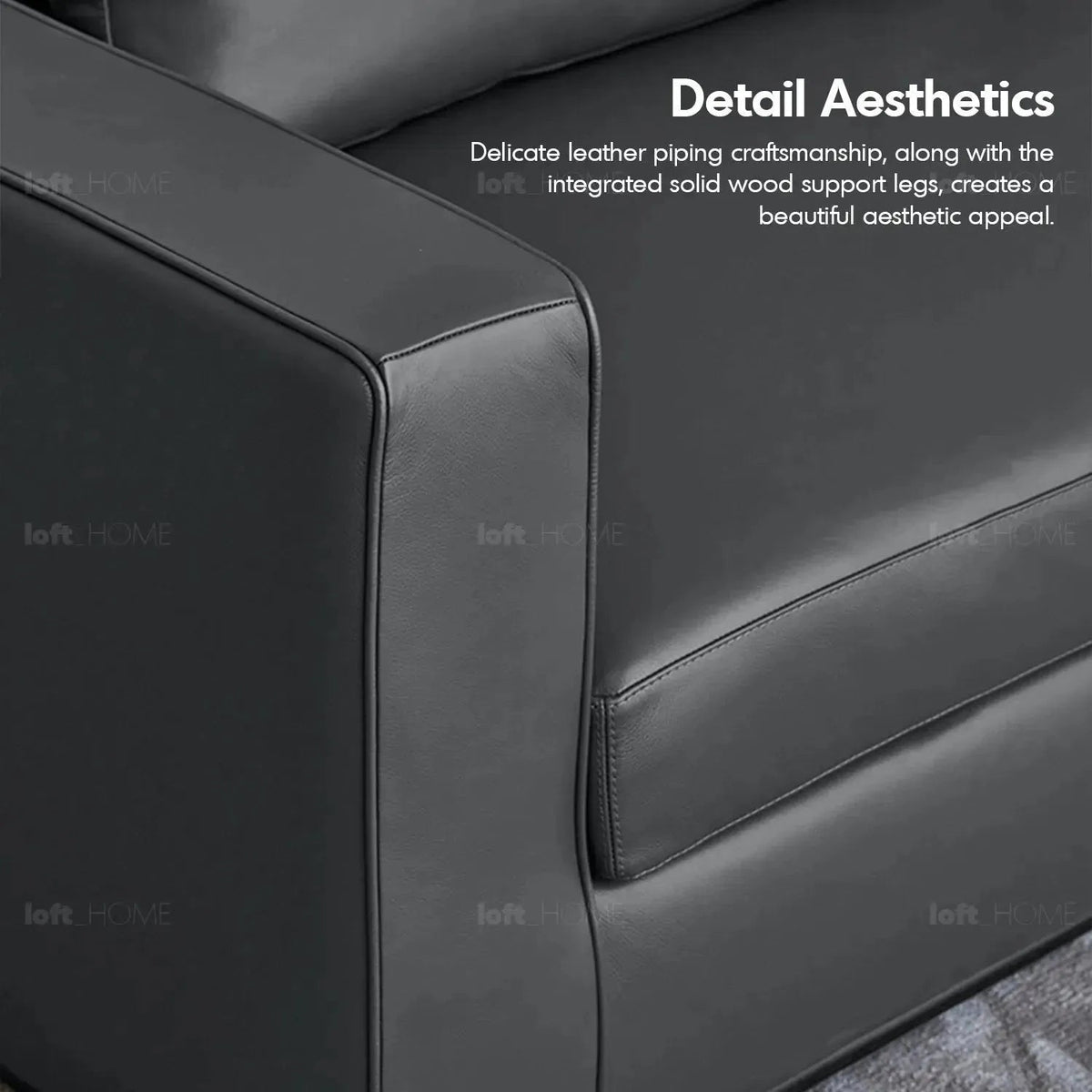 Minimalist Fabric 2 Seater Sofa COMO