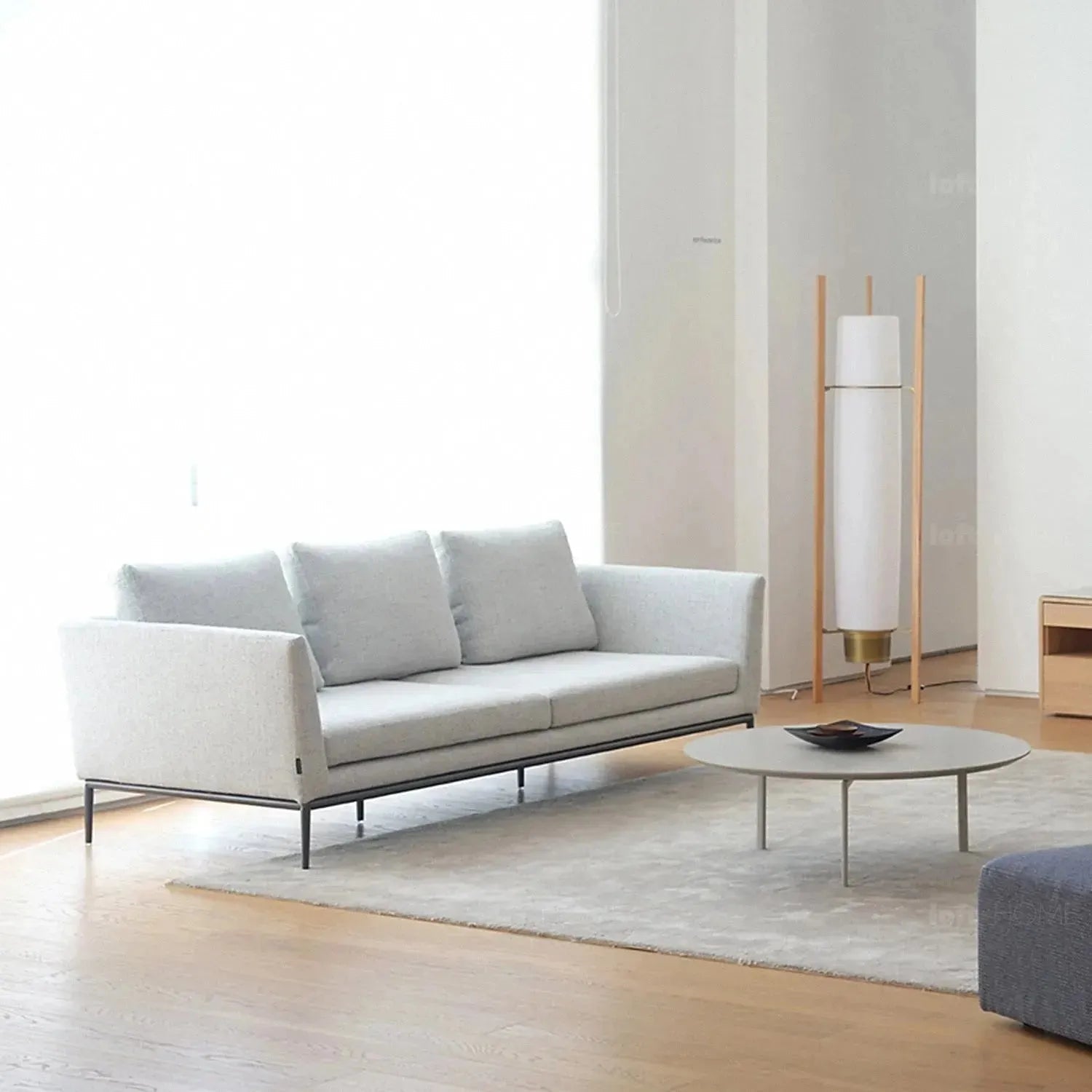 Minimalist Fabric 2 Seater Sofa GRACE