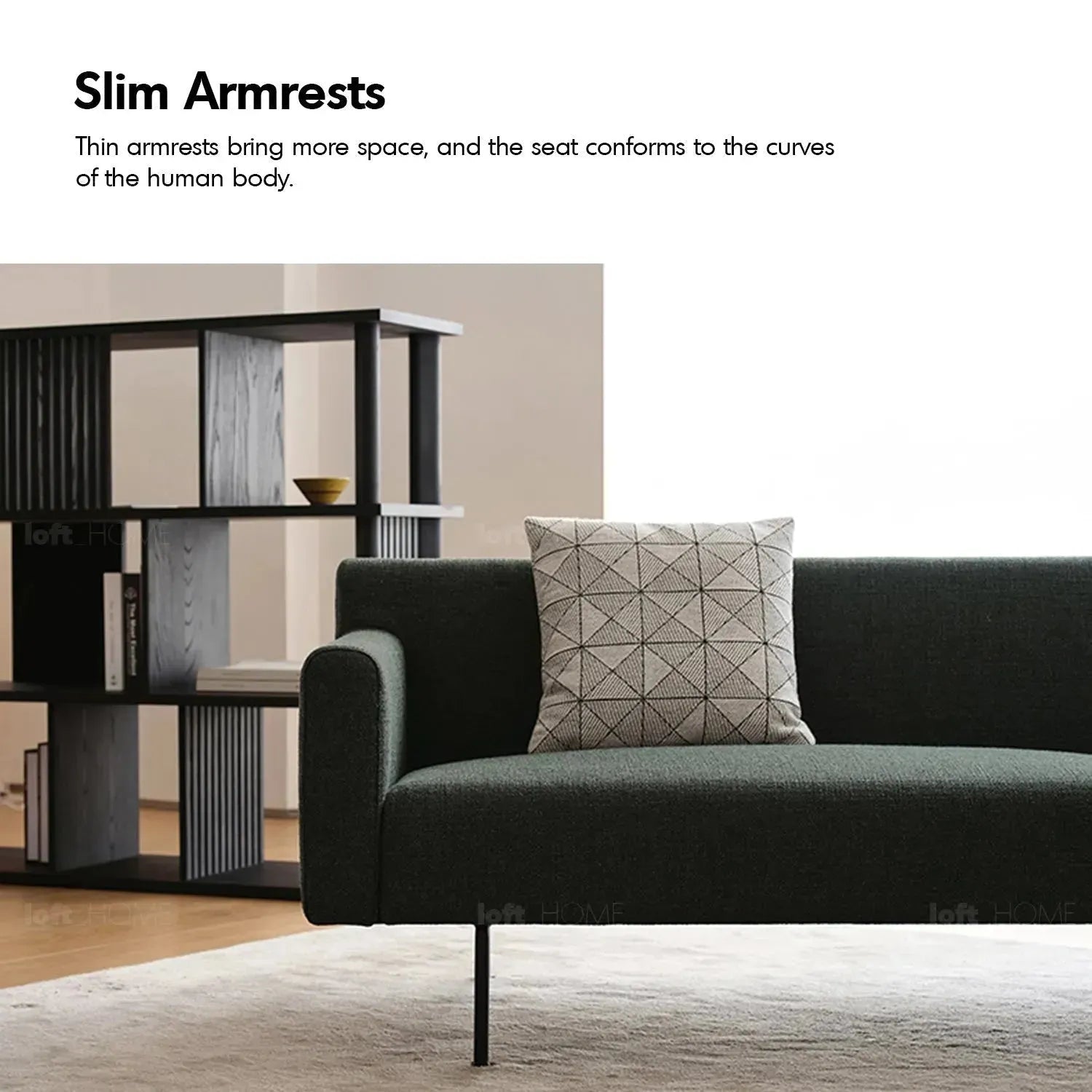 Minimalist Fabric 3 Seater Sofa ANN