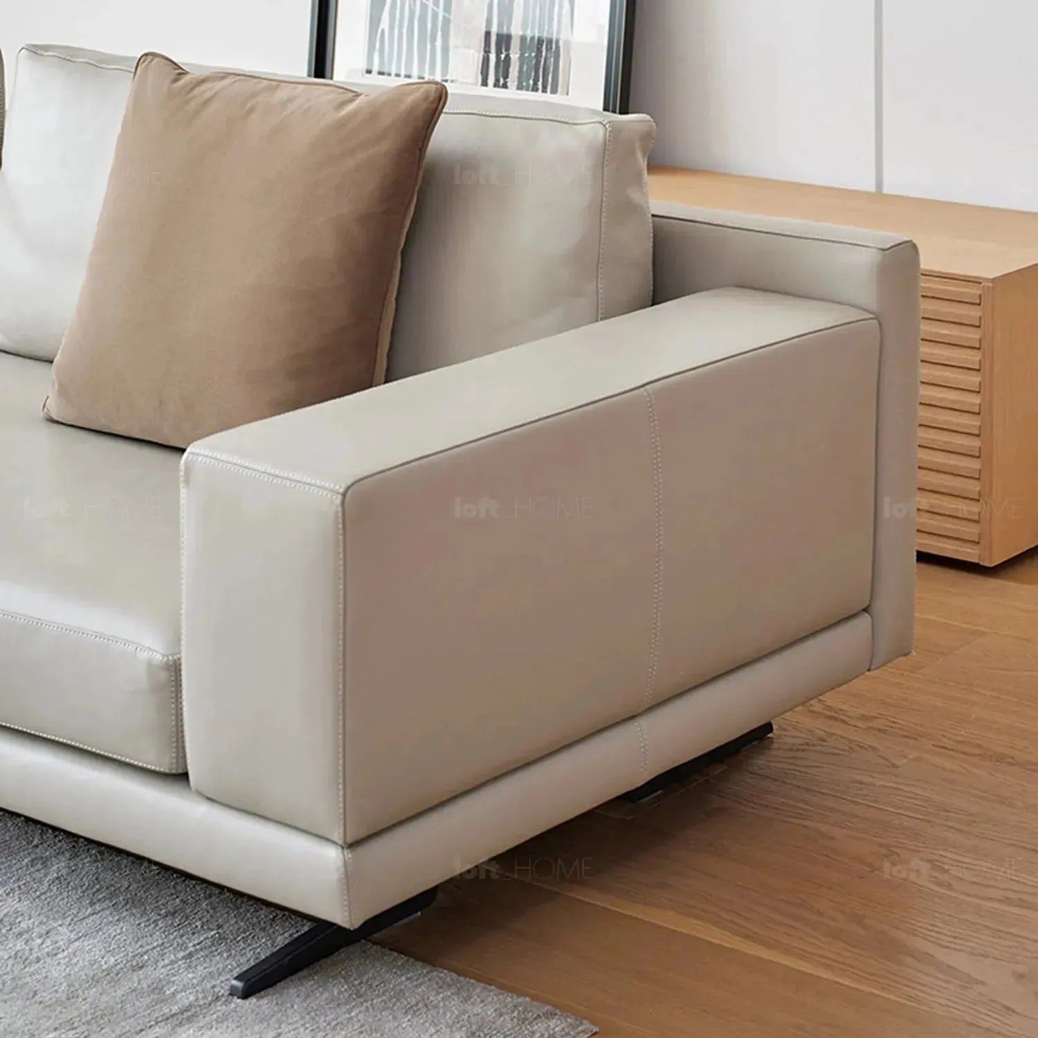 Minimalist Fabric 3 Seater Sofa BOLOGNA