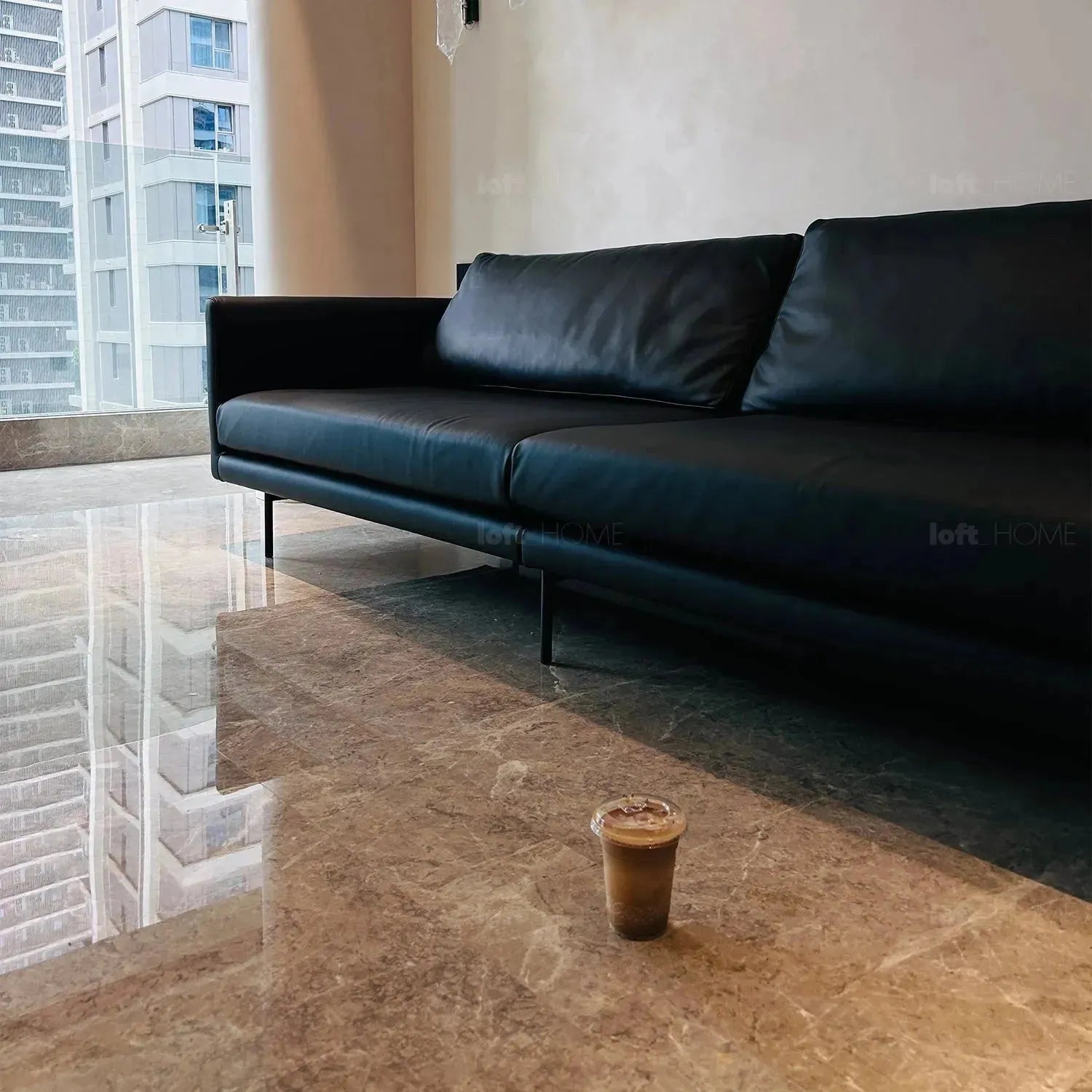 Minimalist Fabric 3 Seater Sofa BOLOGNA