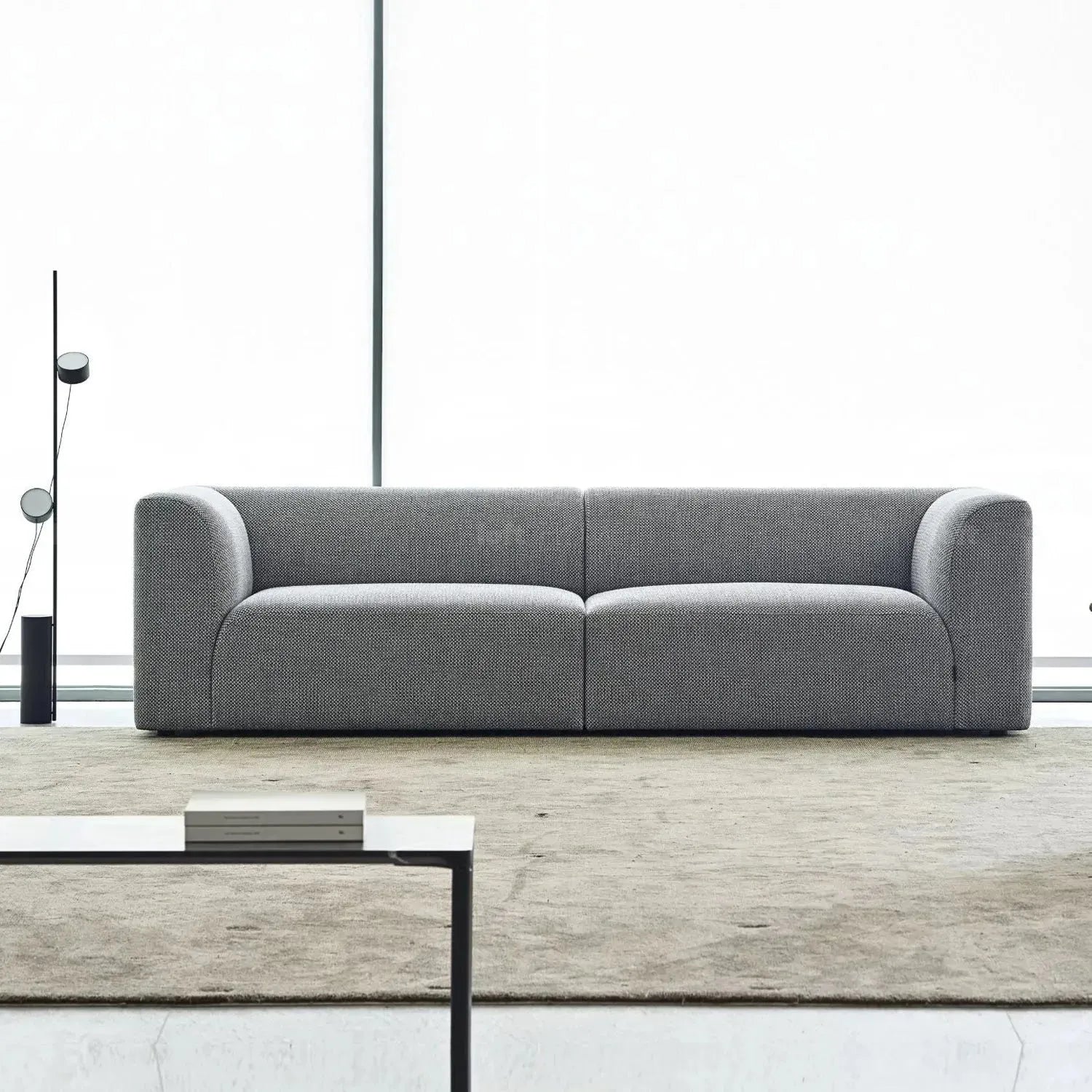 Minimalist Fabric 3 Seater Sofa FLOWER