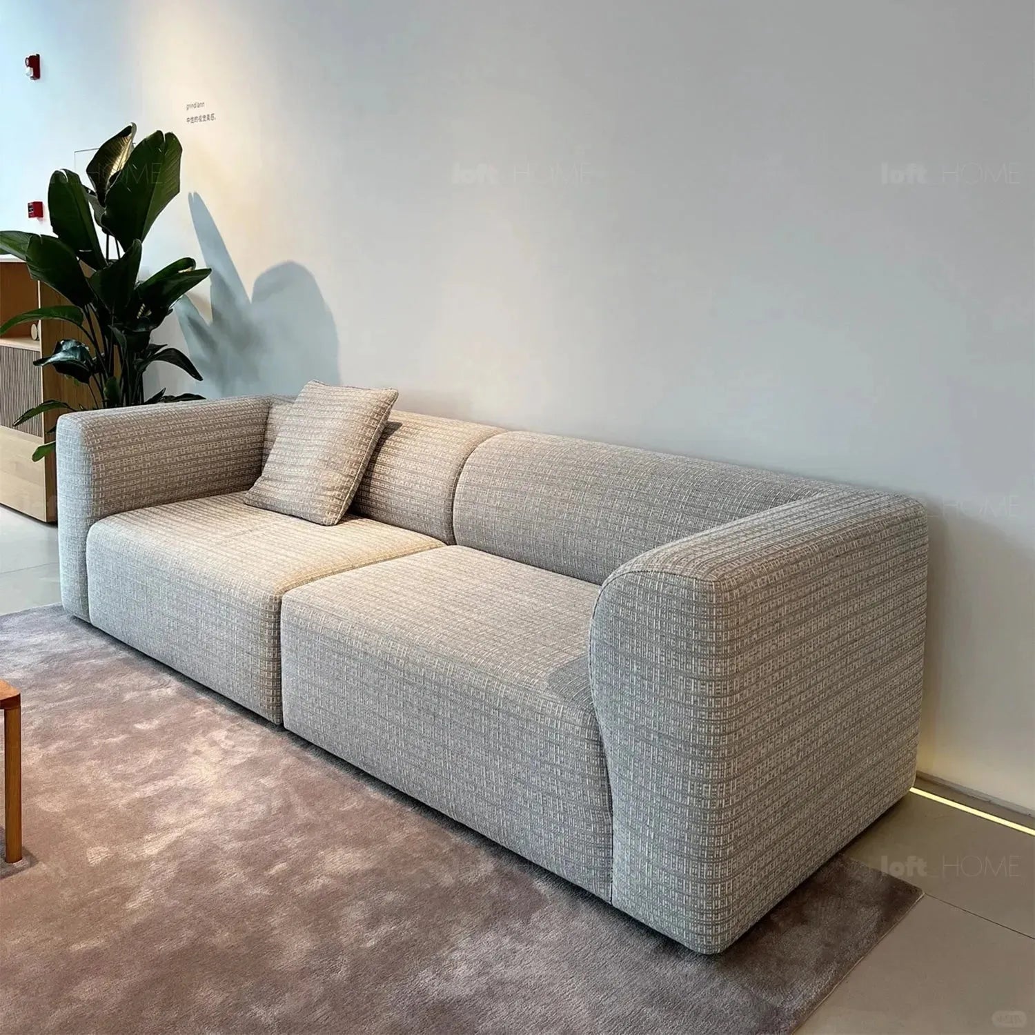 Minimalist Fabric 3 Seater Sofa FLOWER