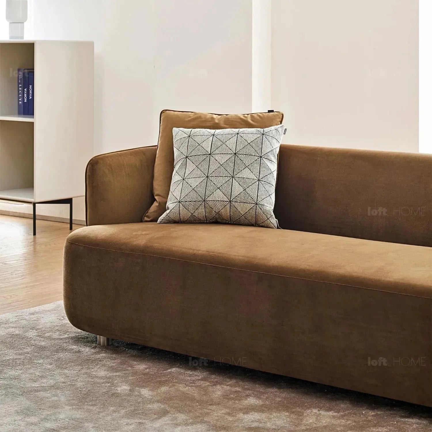 Minimalist Fabric 3 Seater Sofa HEB