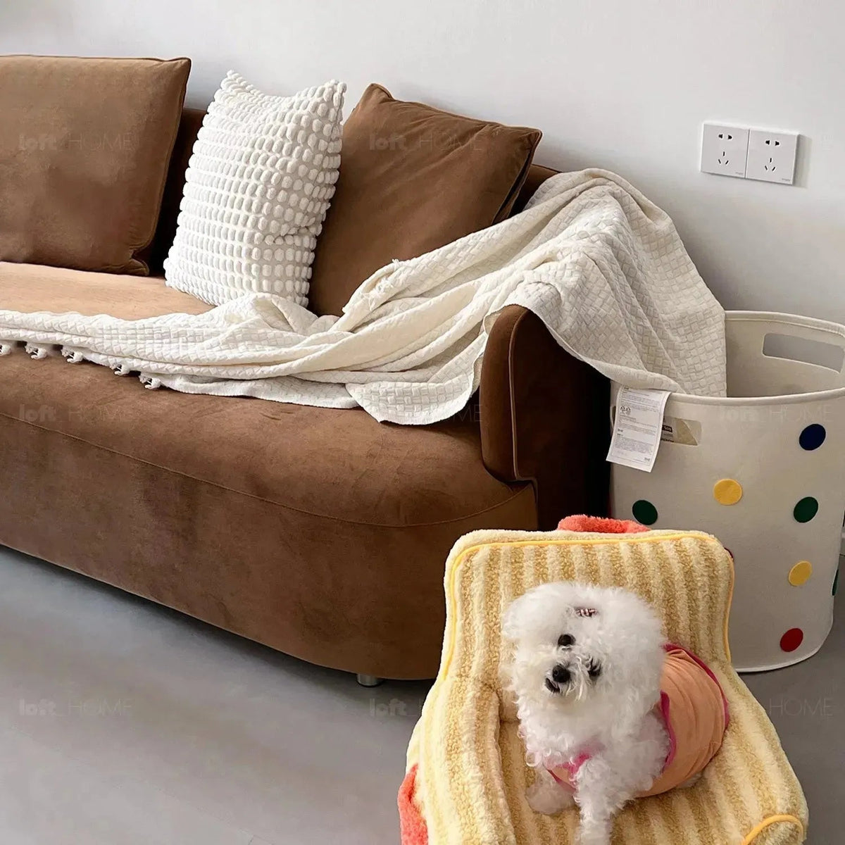 Minimalist Fabric 3 Seater Sofa HEB