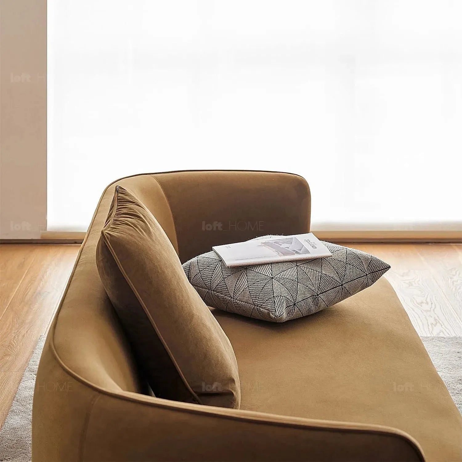 Minimalist Fabric 3 Seater Sofa HEB