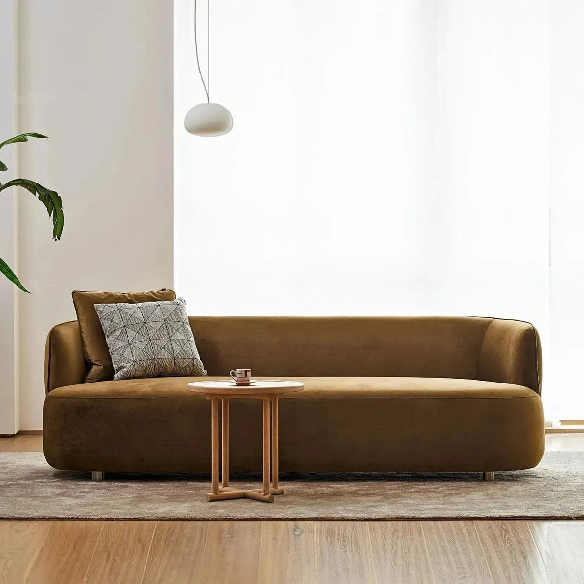 Minimalist Fabric 3 Seater Sofa HEB